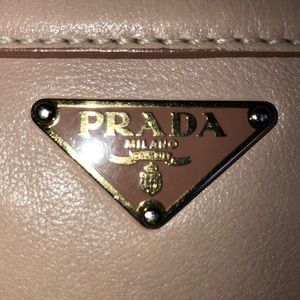 Prada DISCOUNTED‼️blush pink calfskin shou…